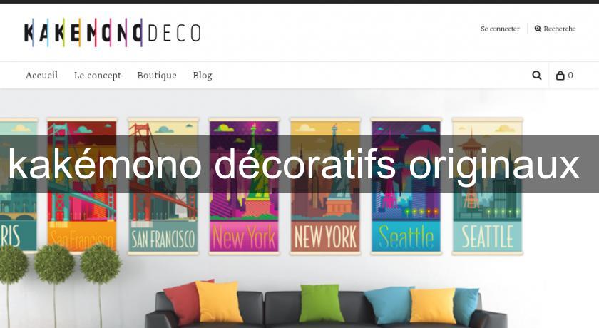 kakémono décoratifs originaux 