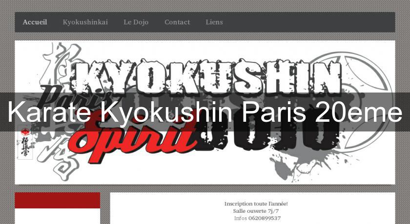 Karate Kyokushin Paris 20eme Karate Kyokushin Paris 20eme