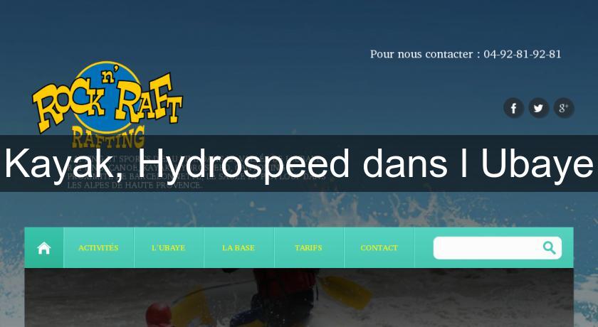 Kayak, Hydrospeed dans l'Ubaye Kayak, Hydrospeed dans l'Ubaye