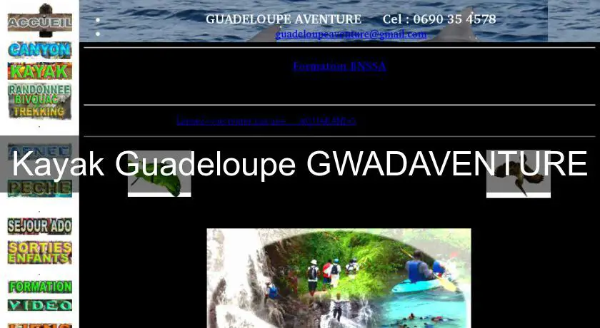 Kayak Guadeloupe GWADAVENTURE