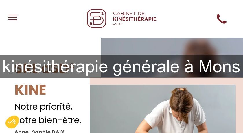 kinésithérapie générale à Mons