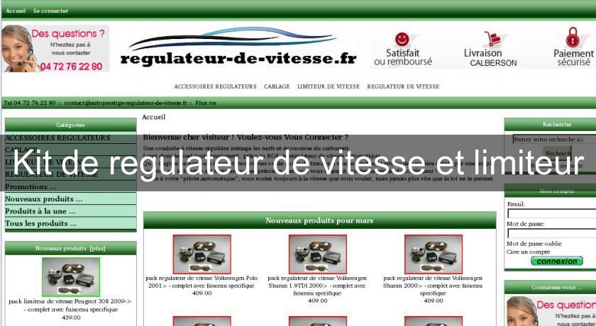 Kit de regulateur de vitesse et limiteur Kit de regulateur de vitesse et limiteur