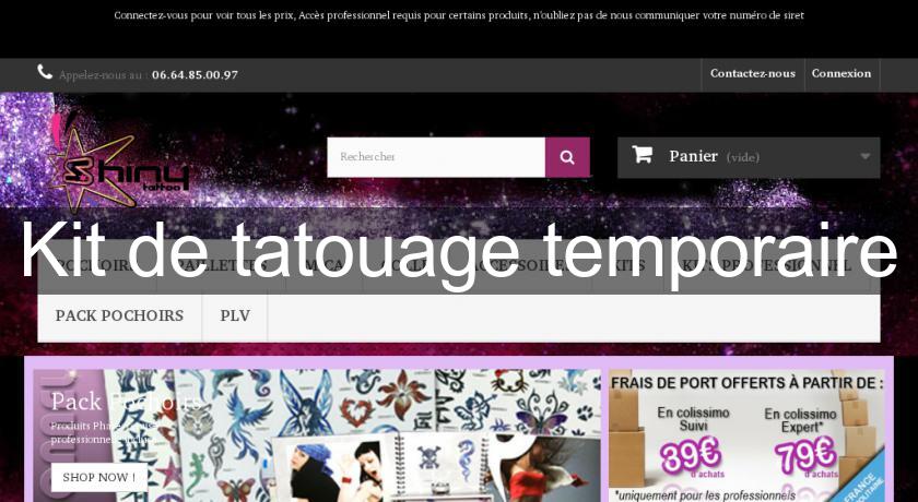 Kit de tatouage temporaire Kit de tatouage temporaire