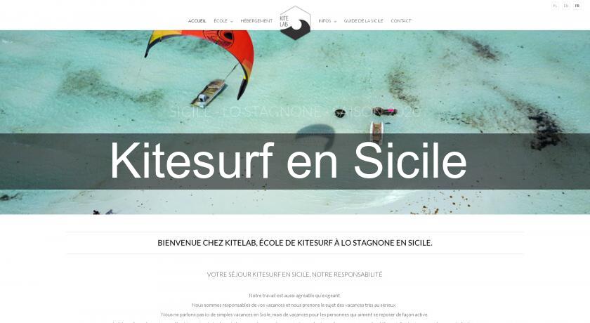 Kitesurf en Sicile 