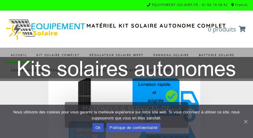 Kits solaires autonomes Kits solaires autonomes