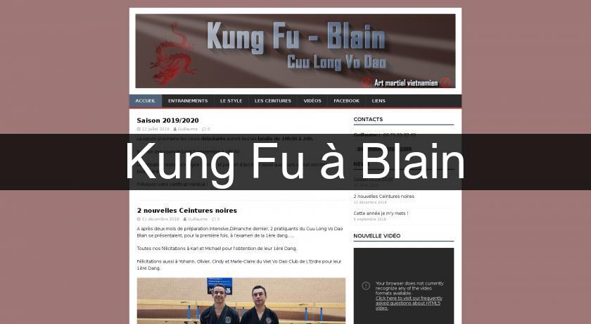 Kung Fu à Blain
