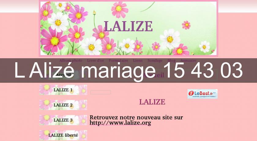 L'Alizé mariage 15 43 03 L'Alizé mariage 15 43 03