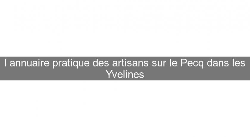 l'annuaire pratique des artisans sur le Pecq dans les Yvelines