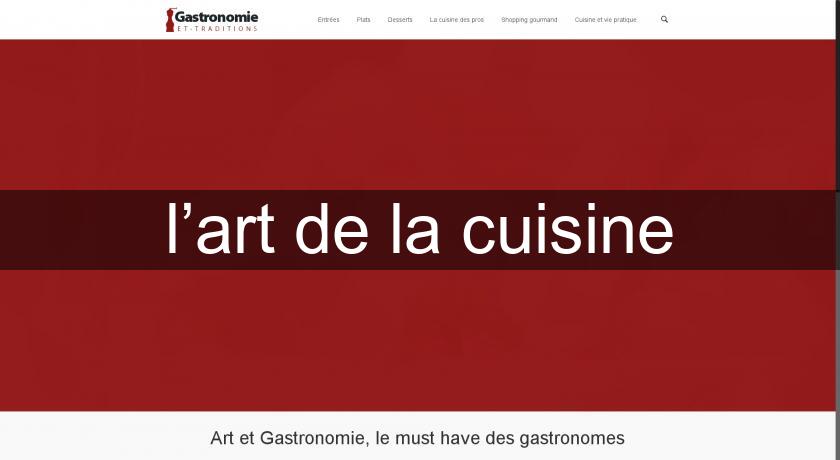 l’art de la cuisine l’art de la cuisine