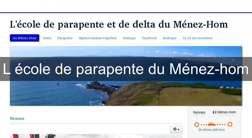 L'école de parapente du Ménez-hom L'école de parapente du Ménez-hom
