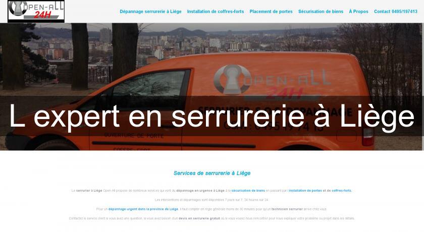 L'expert en serrurerie à Liège L'expert en serrurerie à Liège