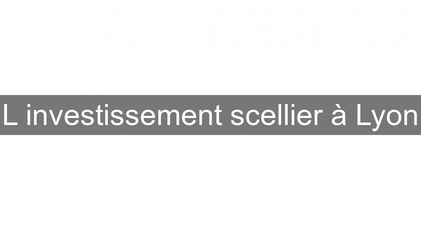 L'investissement scellier à Lyon L'investissement scellier à Lyon