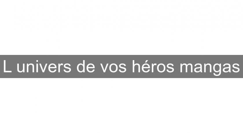L'univers de vos héros mangas L'univers de vos héros mangas