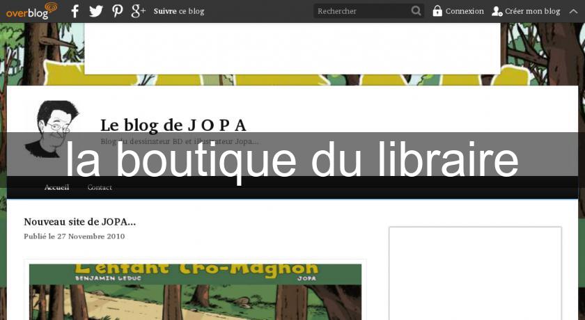 la boutique du libraire