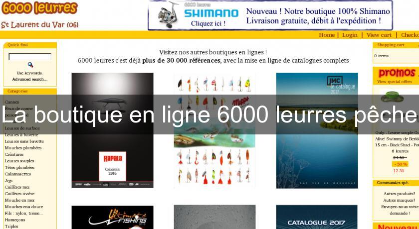 La boutique en ligne 6000 leurres pêche