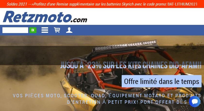 La boutique en ligne pour moto et motard