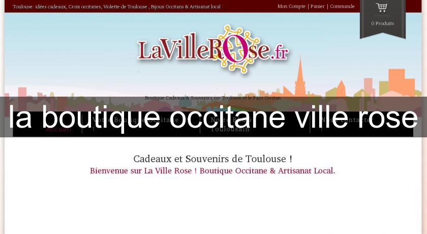 la boutique occitane ville rose