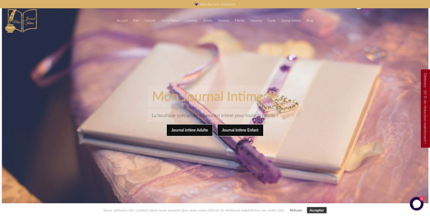 La boutique spécialiste du journal intime pour toute la famille La boutique spécialiste du journal intime pour toute la famille