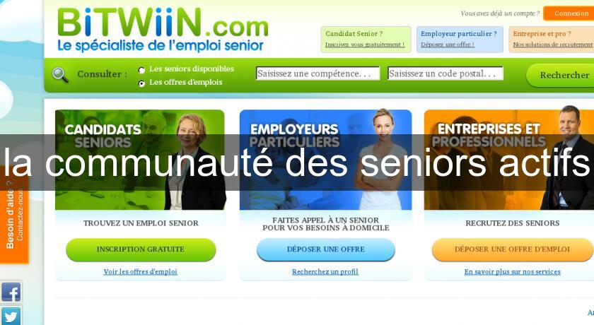 la communauté des seniors actifs