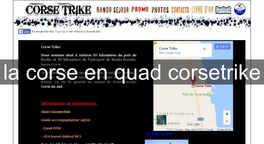 la corse en quad corsetrike la corse en quad corsetrike