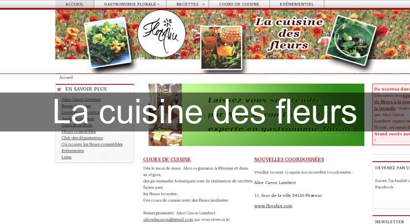 La cuisine des fleurs La cuisine des fleurs