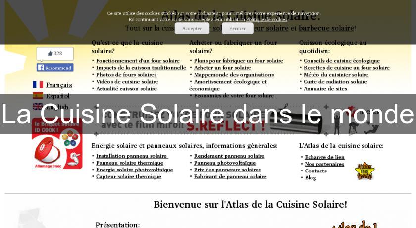 La Cuisine Solaire dans le monde La Cuisine Solaire dans le monde