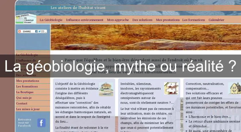 La géobiologie, mythe ou réalité ?