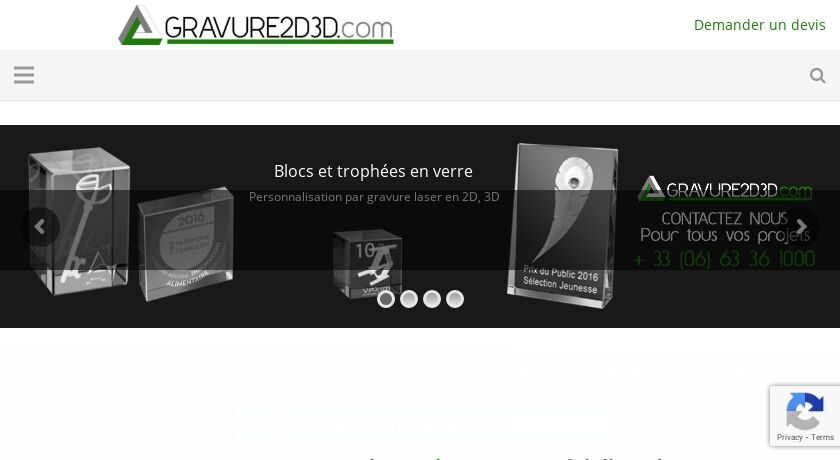 La gravure 3D au service de votre notoriété La gravure 3D au service de votre notoriété