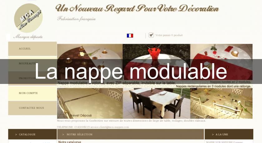 La nappe modulable La nappe modulable