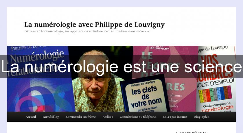 La numérologie est une science La numérologie est une science