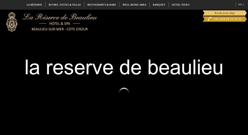 la reserve de beaulieu la reserve de beaulieu