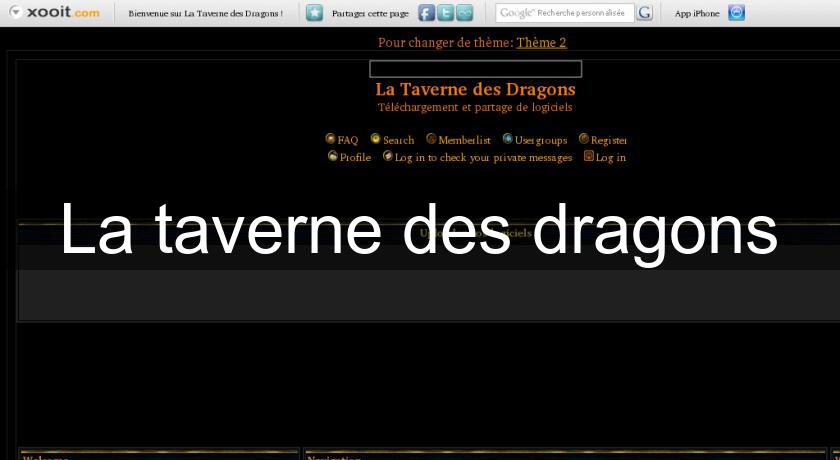 La taverne des dragons La taverne des dragons