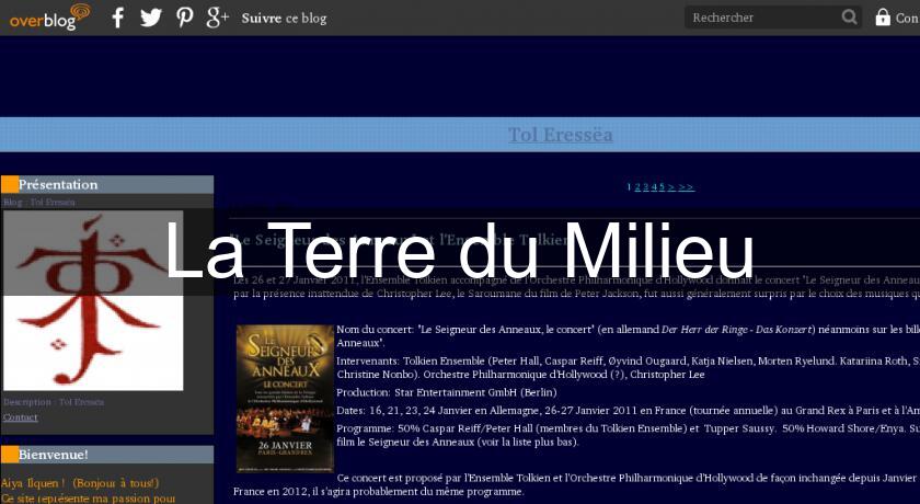 La Terre du Milieu La Terre du Milieu