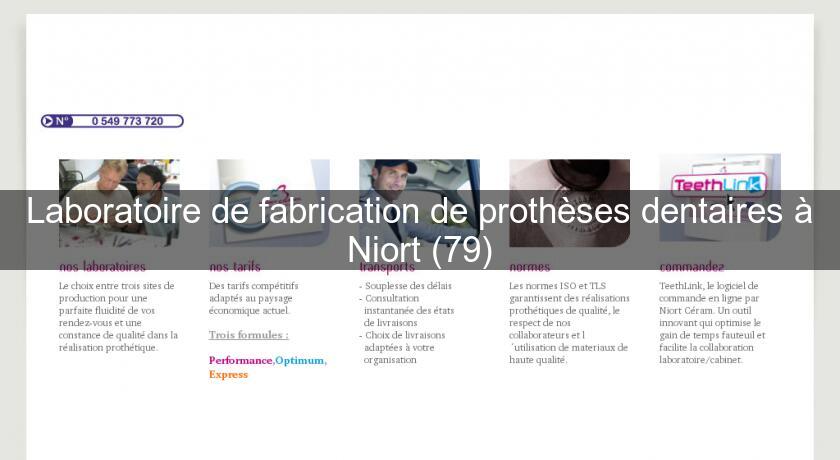 Laboratoire de fabrication de prothèses dentaires à Niort (79)