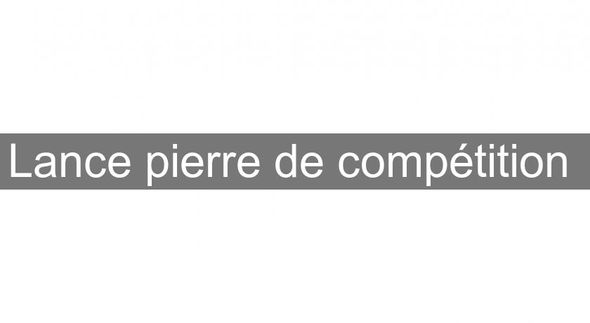 Lance pierre de compétition Lance pierre de compétition