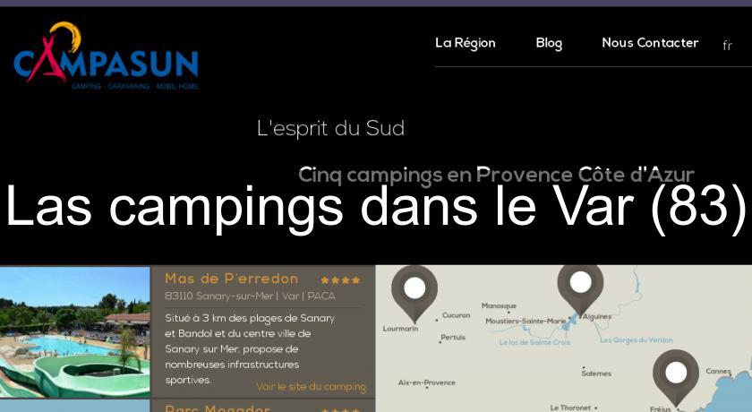 Las campings dans le Var (83) Las campings dans le Var (83)