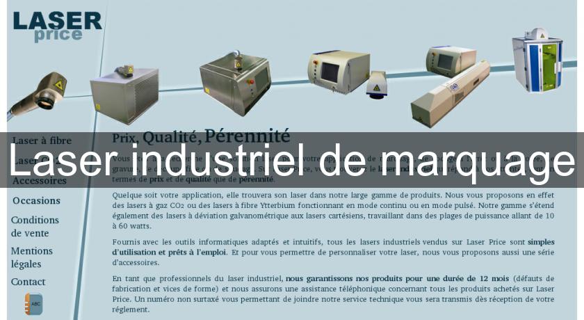 Laser industriel de marquage