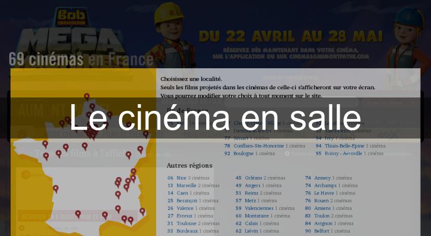 Le cinéma en salle Le cinéma en salle