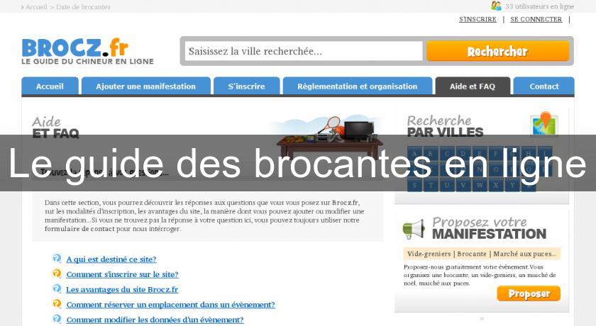 Le guide des brocantes en ligne