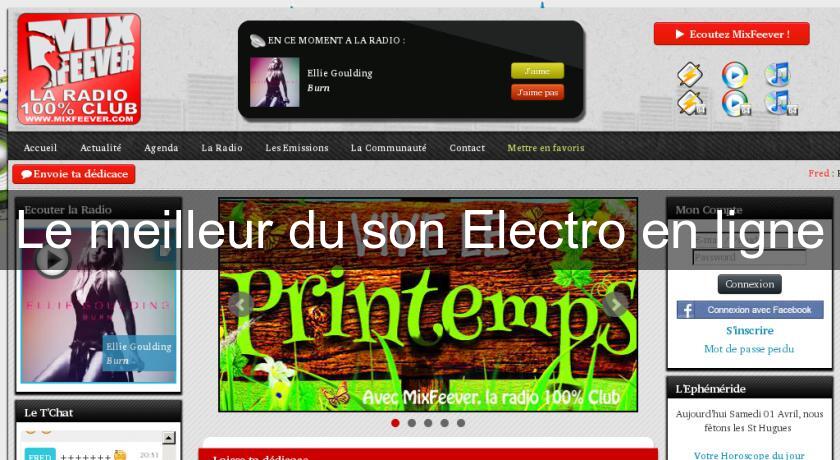 Le meilleur du son Electro en ligne Le meilleur du son Electro en ligne