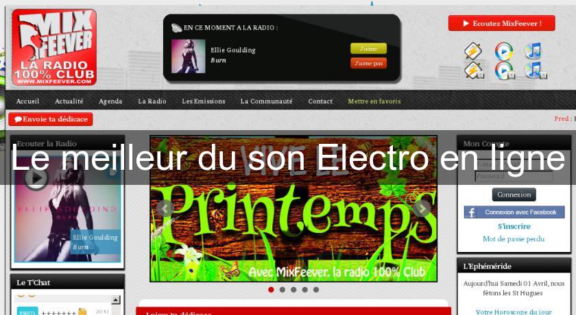 Le meilleur du son Electro en ligne