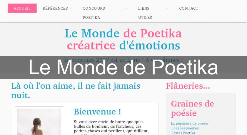Le Monde de Poetika Le Monde de Poetika