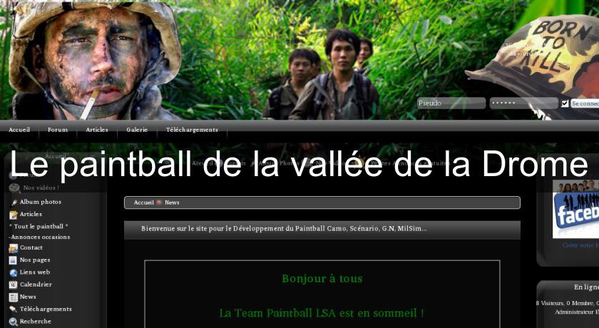 Le paintball de la vallée de la Drome Le paintball de la vallée de la Drome