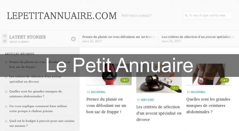 Le Petit Annuaire Le Petit Annuaire