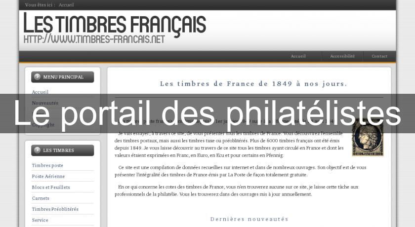 Le portail des philatélistes Le portail des philatélistes