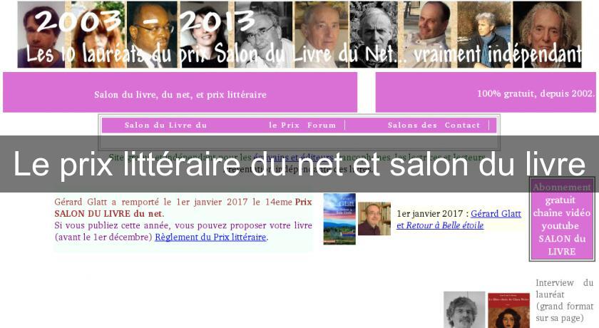 Le prix littéraire du net et salon du livre