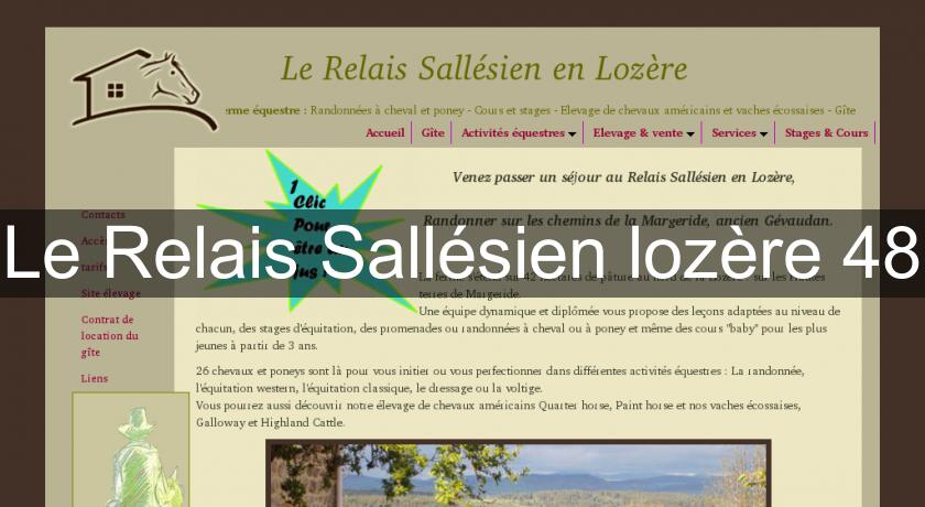 Le Relais Sallésien lozère 48 Le Relais Sallésien lozère 48