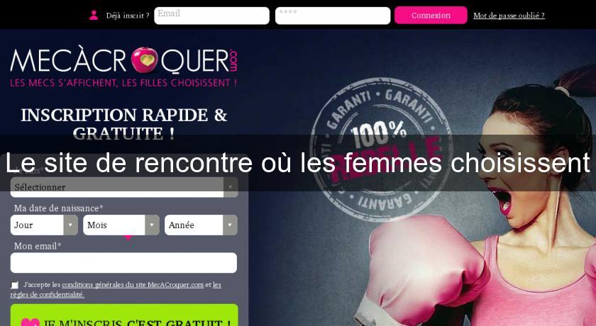 Le site de rencontre où les femmes choisissent Le site de rencontre où les femmes choisissent