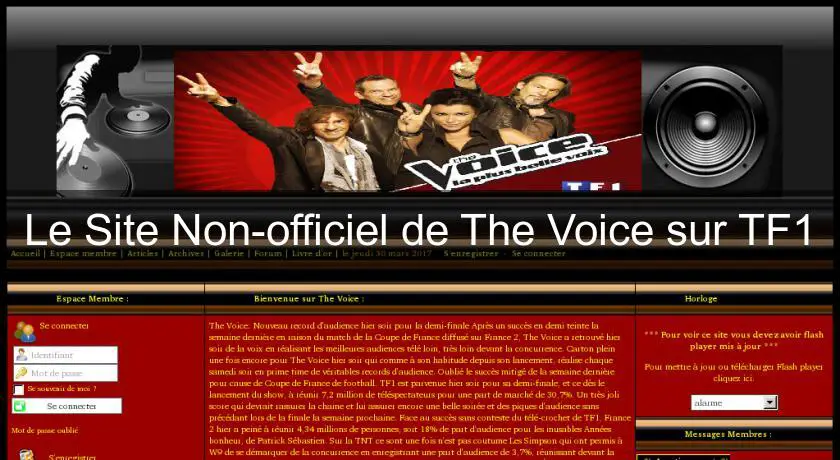 Le Site Non-officiel de The Voice sur TF1