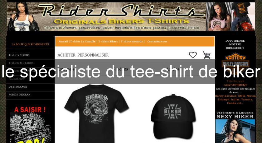 le spécialiste du tee-shirt de biker